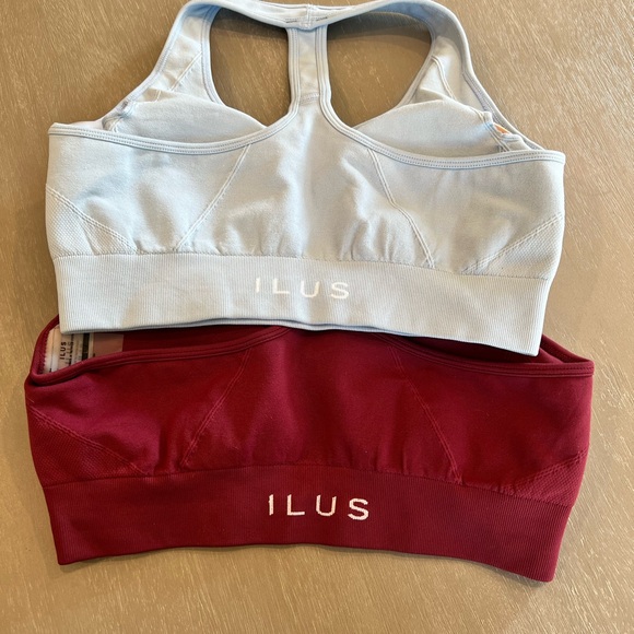 Ilus SEAMLUX BARE BRA racerback athletic women’s padded sports bra Large 2 pack - Picture 3 of 9